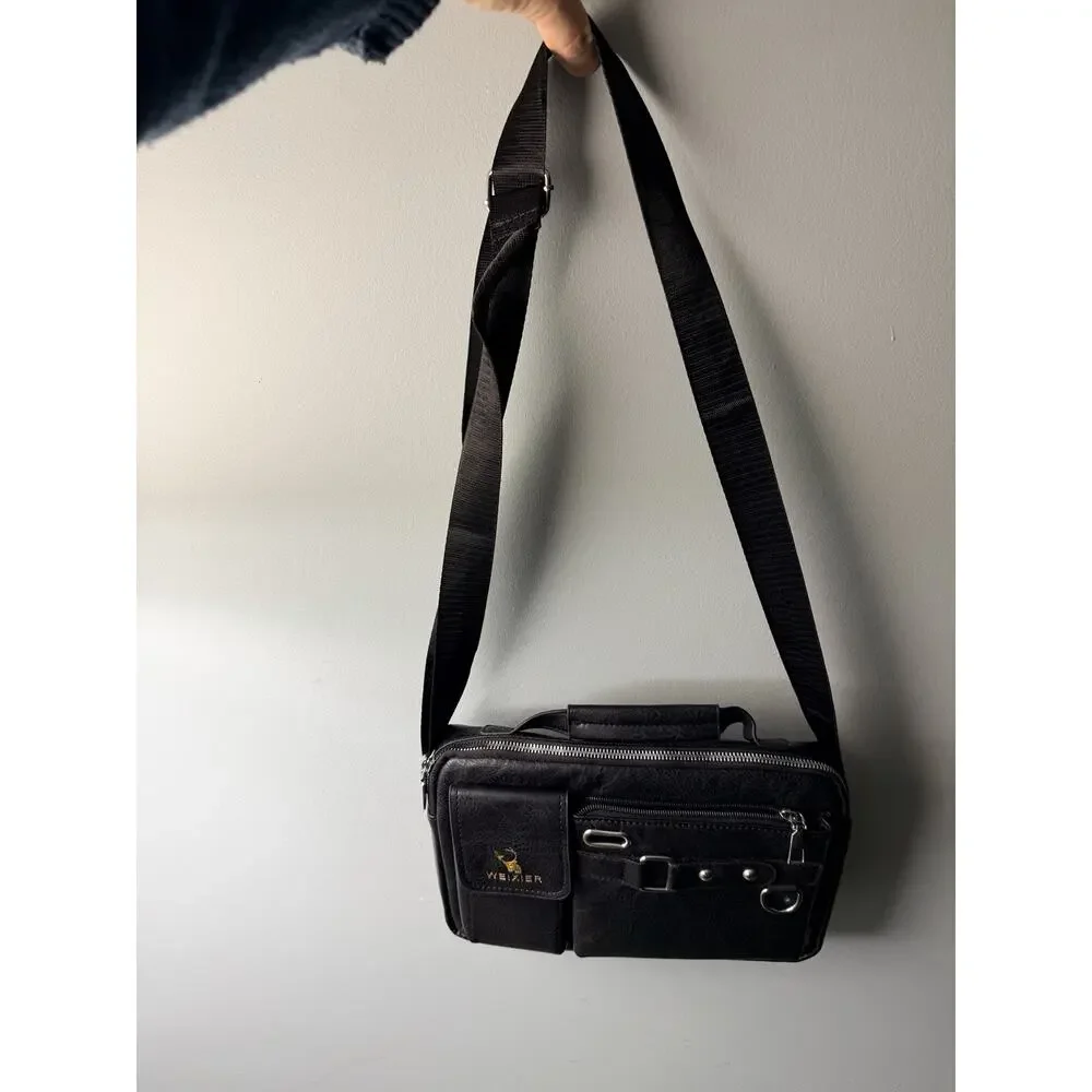 WEIXIER Slate Grey Messenger Bag Urban Armour Crossbody Man Bag Tech Pocket MINT